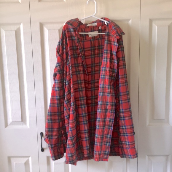 Pierre Cardin boutique Red flannel - Picture 2 of 2